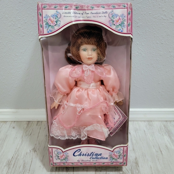 Vintage Porcelain Doll 16" Christina Verdi Collection 1998 Limited Edition NIB - Picture 1 of 16